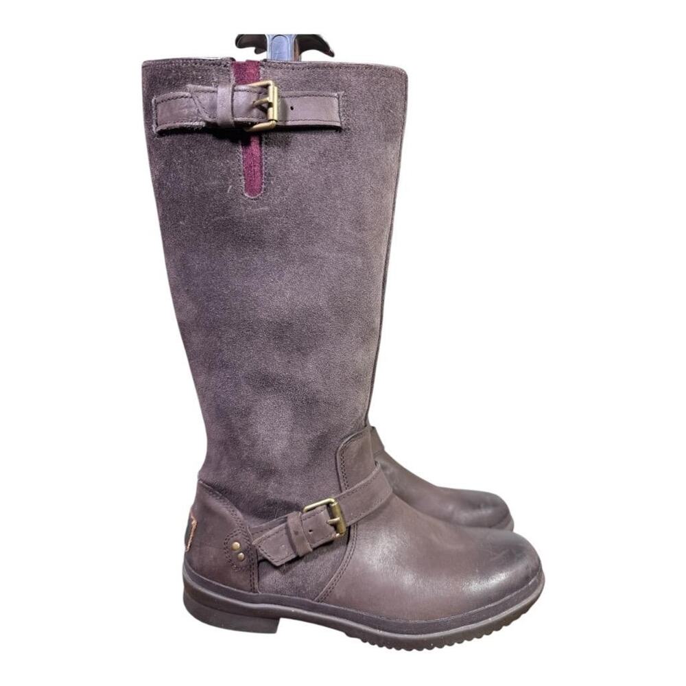UGG Thomsen Knee High Waterproof Shearling Riding Boot Women size 7